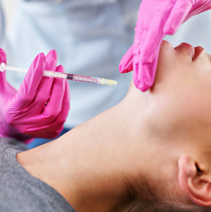 woman-receiving-Kybella-injection